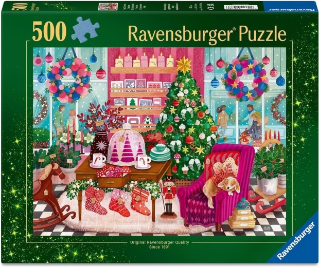 Puzzle Ravensburger Boutique de Noël 500 pièces