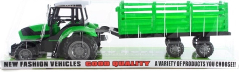 Tracteur avec remorque à friction