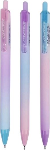 Stylo bille CONCORDE Arc-en-ciel, couleurs pastel
