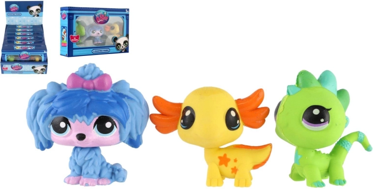 Littlest Pet Shop gommes en forme d'animaux - 3 pièces