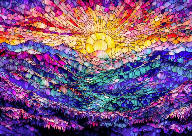 Enjoy Puzzle Un autre magnifique lever de soleil 1000 pièces