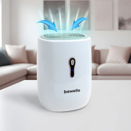 Déshumidificateur d'air électrique Bewello avec réservoir de 750 ml