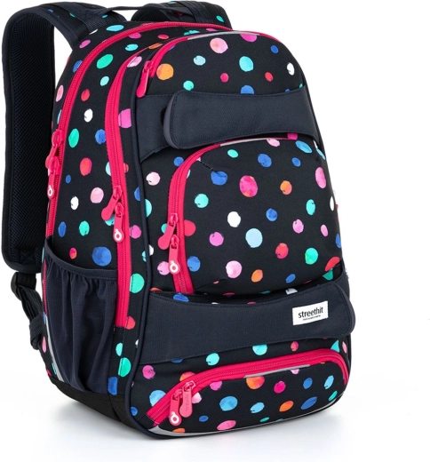 Sac à dos étudiant Topgal Yumi à pois