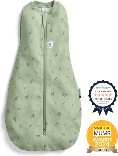 Couverture emmaillotage et gigoteuse 2-en-1 ERGOPOUCH Cocoon Willow, 6–12 mois, 8–10 kg, 0,2 TOG