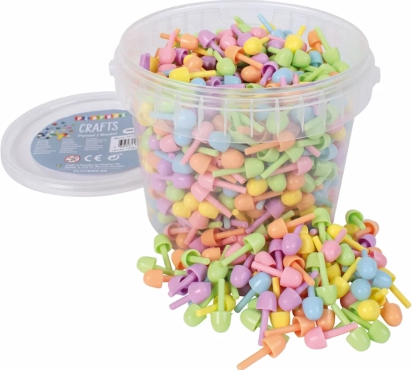 Playbox mosaïque à clous colorée 700 pièces