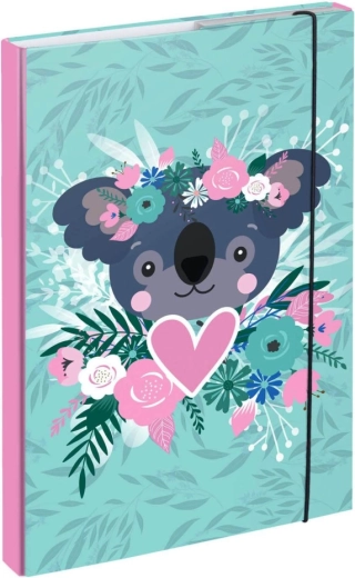 Chemises pour cahiers scolaires A4 avec motif koala BAAGL