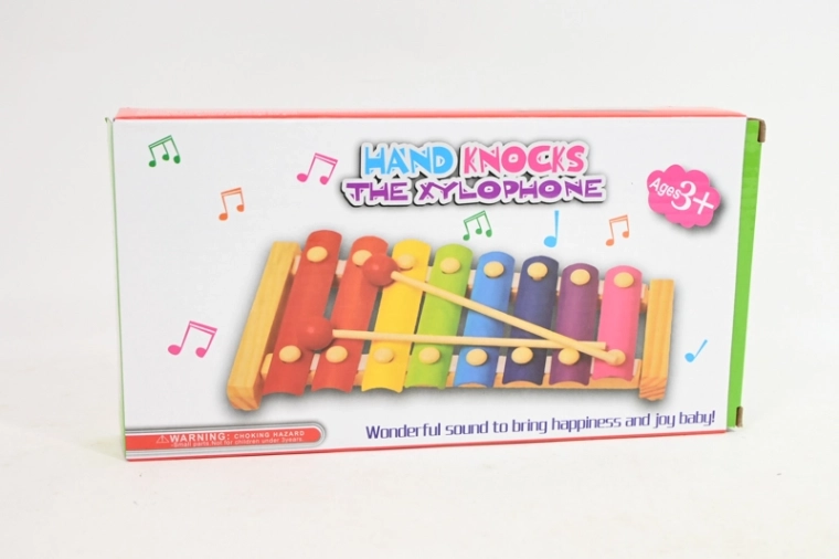 Cymbalettes (xylophone) en bois pour enfants - 1 pièce