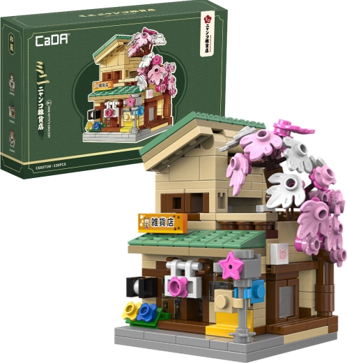 Kit de construction CaDA mini épicerie Kitty, 330 pièces