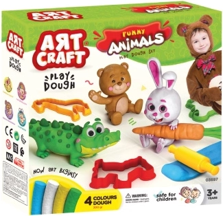 Art Craft kit de modelage animaux amusants 200 g