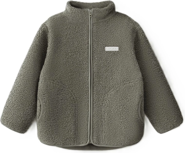 Veste polaire Leokid Theo Vetiver Green 110