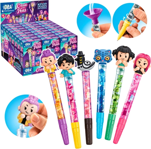 Clementoni Idea Art mini usine à stylos K-Pop Demon Hunters