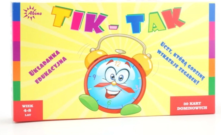Puzzle Tik Tak – domino pour apprendre à lire l’heure