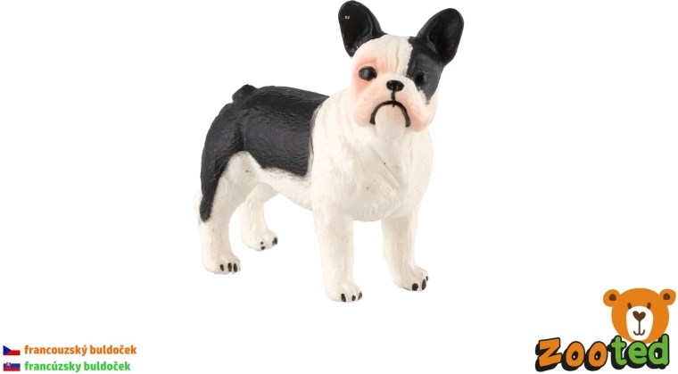Bouledogue français – figurine de chien 5 cm - 1 pièce