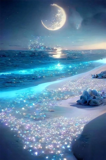 Peinture diamant Clair de lune 30×40 cm