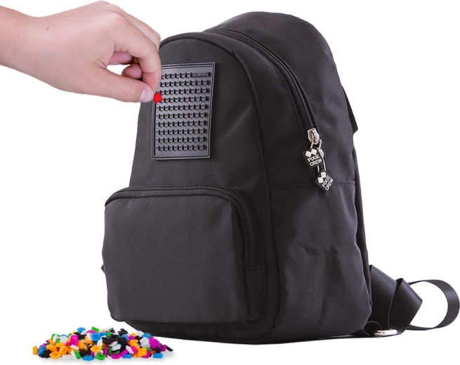 Sac à dos ado Pixie Crew avec panneau créatif noir