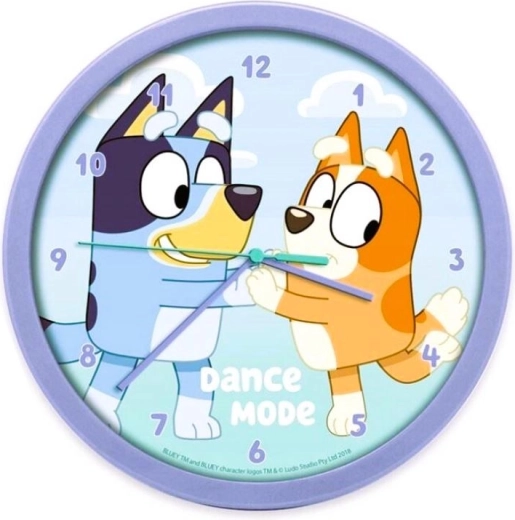 Horloge murale BLUEY pour enfants