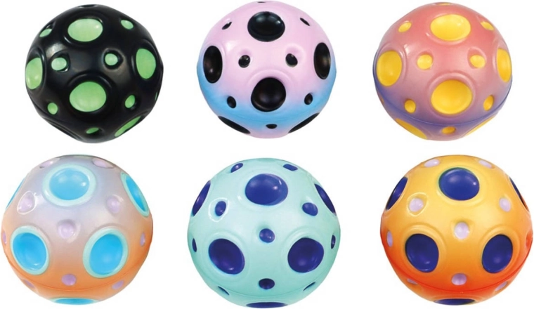 Balle rebondissante spatiale Lena 6 cm - 1 pièce