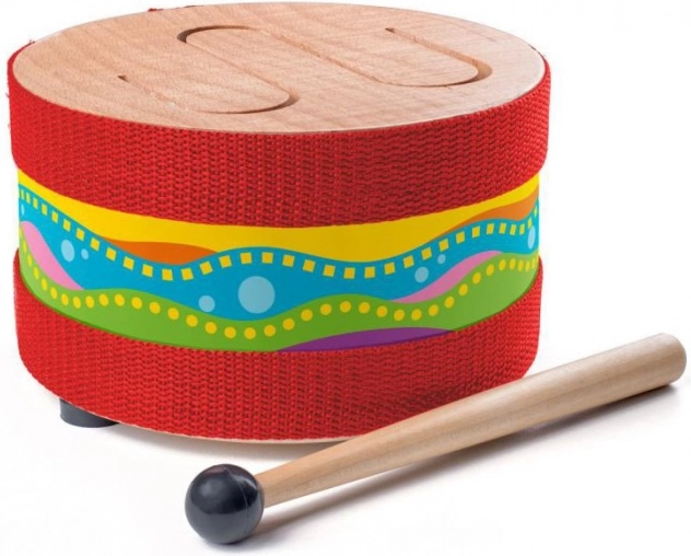 Tambour pour enfants WOODY en bois