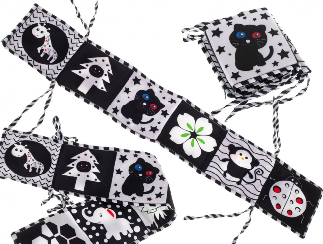 Livre sensorimoteur contrasté pour enfants