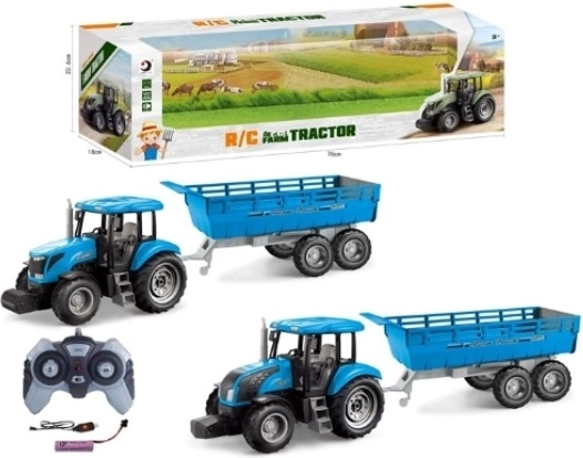 Tracteur avec remorque et son