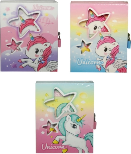 Journal pour enfants avec licorne à serrure