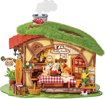RoboTime miniature 3D en bois de maison enchantée Fluffy Grove