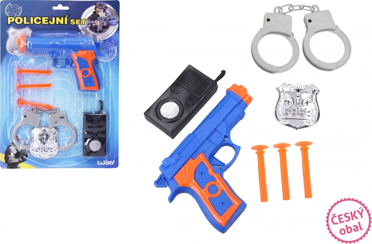 Set de policier avec fléchettes pour enfants