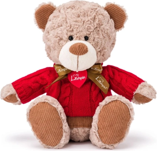 Ours Lumpin au pull rouge