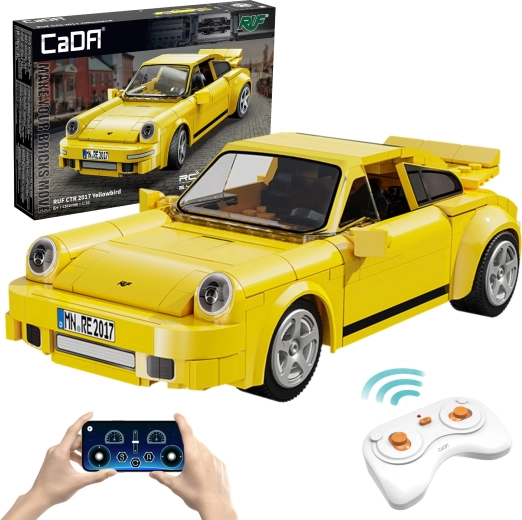 Kit de construction CaDA RUF CTR 2017 Yellowbird voiture RC 1:20, 222 pièces