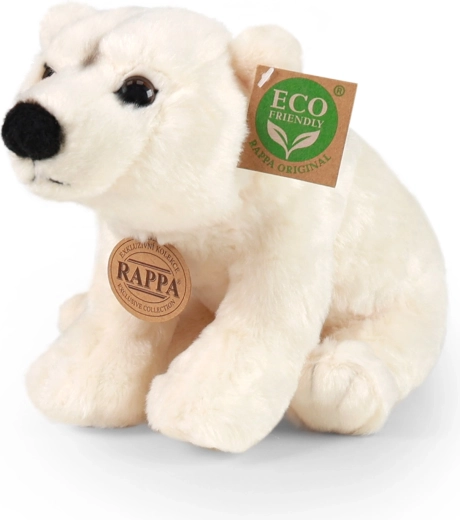 Ours polaire en peluche 22 cm éco-responsable