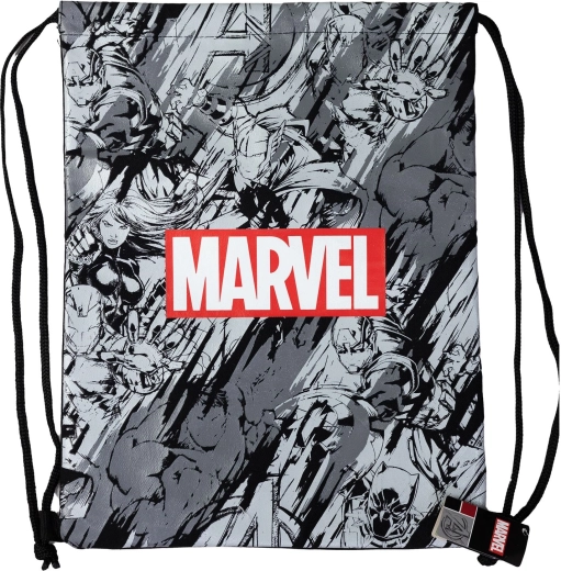 Motif Marvel - sac isotherme avec cordon de serrage 30 × 40 cm - 1 pièce