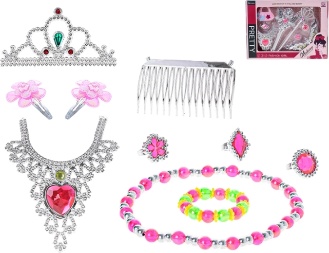 Coffret de beauté pour enfants avec couronne ou sceptre