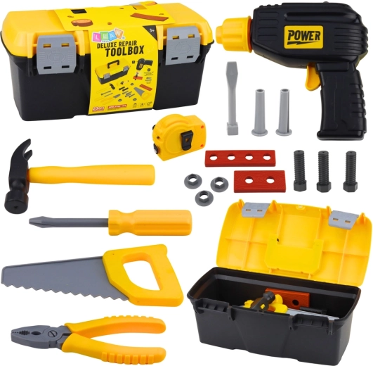 Coffret d’outils pour enfants avec perceuse sans fil, 23 pièces