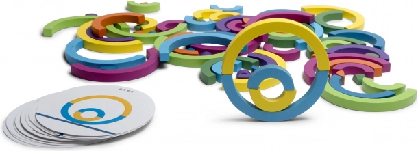 Jeu logique Assembler l'Arc-en-ciel