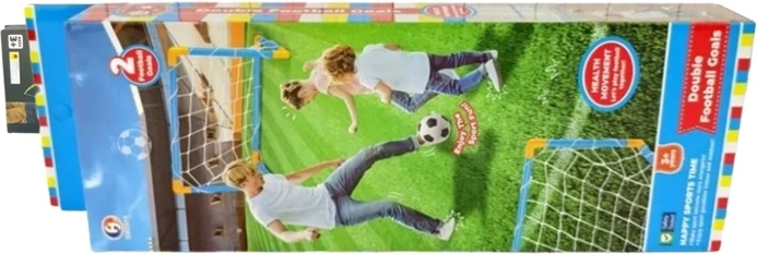 Ensemble de deux buts de sport en boîte