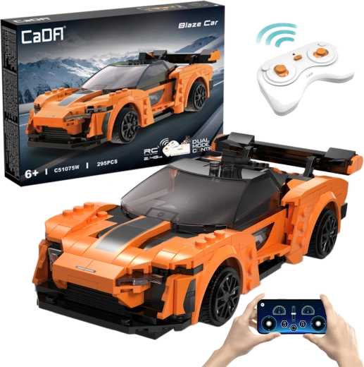 Voiture de sport radiocommandée CaDA Blaze Car orange