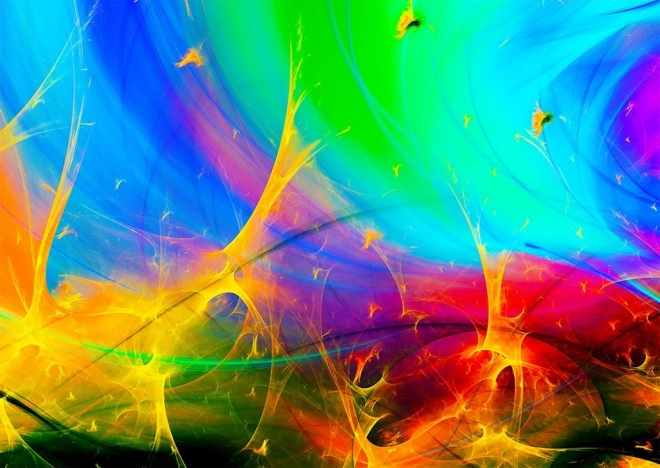 Puzzle Fractales arc-en-ciel 1000 pièces