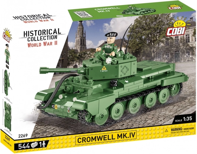 Kit de construction du char Cromwell Mk. IV avec figurine de général