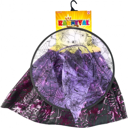 Costume de sorcière pour enfant avec toile d’araignée – jupe et chapeau