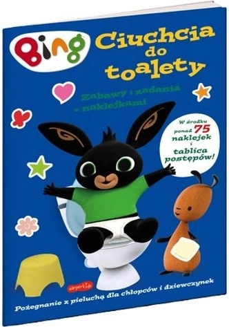 Bing – livre d’autocollants : Aux toilettes (jeux et activités)