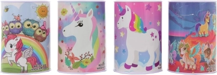 Tirelire en métal Licorne
