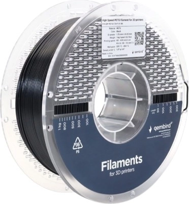 Filament PETG Haute Vitesse 1,75 mm 1 kg noir