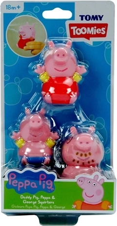 TOMY Peppa Pig – figurines de bain 3 pcs