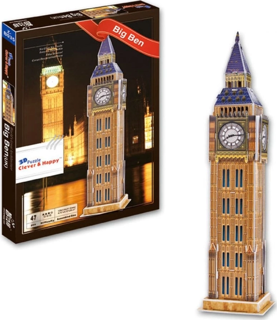 Puzzle 3D Big Ben Londres par Clever&Happy 47 pièces