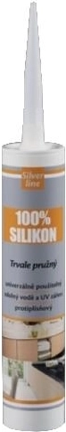Silicone universel 100 % acétate 280 ml – blanc SILVER LINE