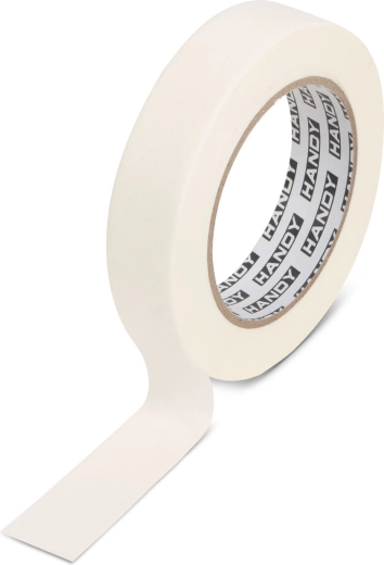 Ruban de masquage avec adhésif à base d’eau 50 m × 24 mm blanc