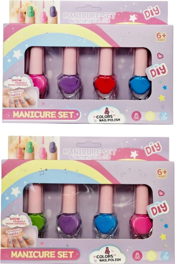 Set de vernis à ongles pour enfants (4 pcs)