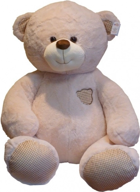 Ours en peluche Octavien crème 75 cm