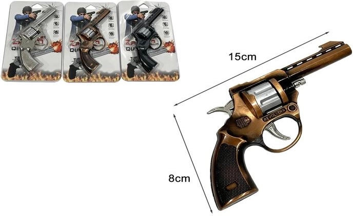 Pistolet métallique à amorces