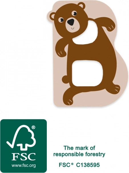 Petite Lettre en Bois B